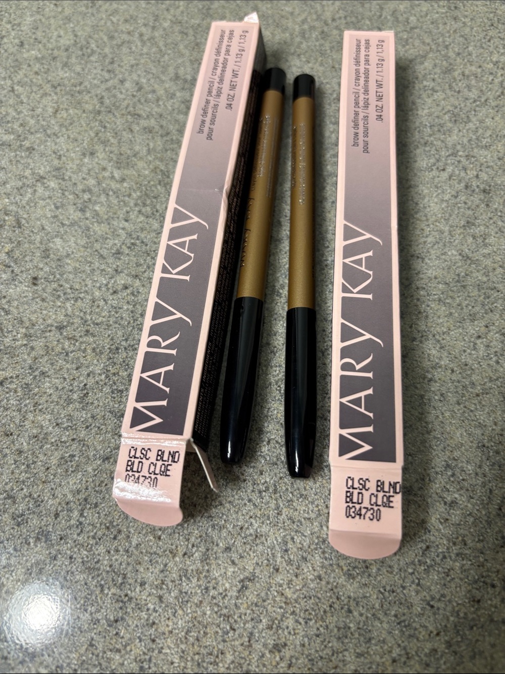 NWT Lot of 2 Mary Kay Classic Blonde Brow Pencils - Blonde